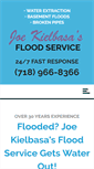 Mobile Screenshot of joekielbasasfloodservice.com